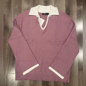 NWT Zesica Collared Sweater